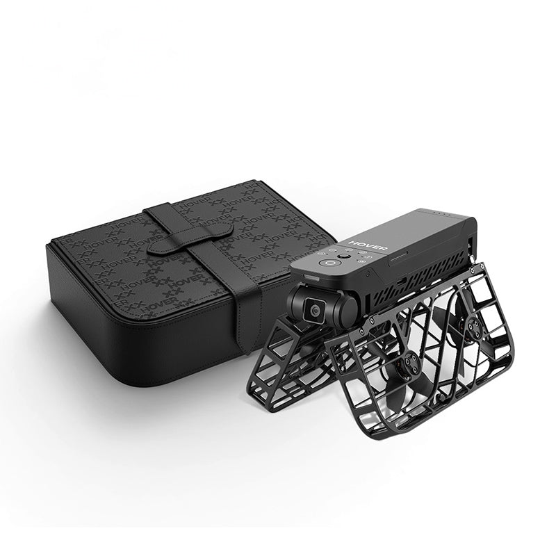 a protective case with a foldable drone
